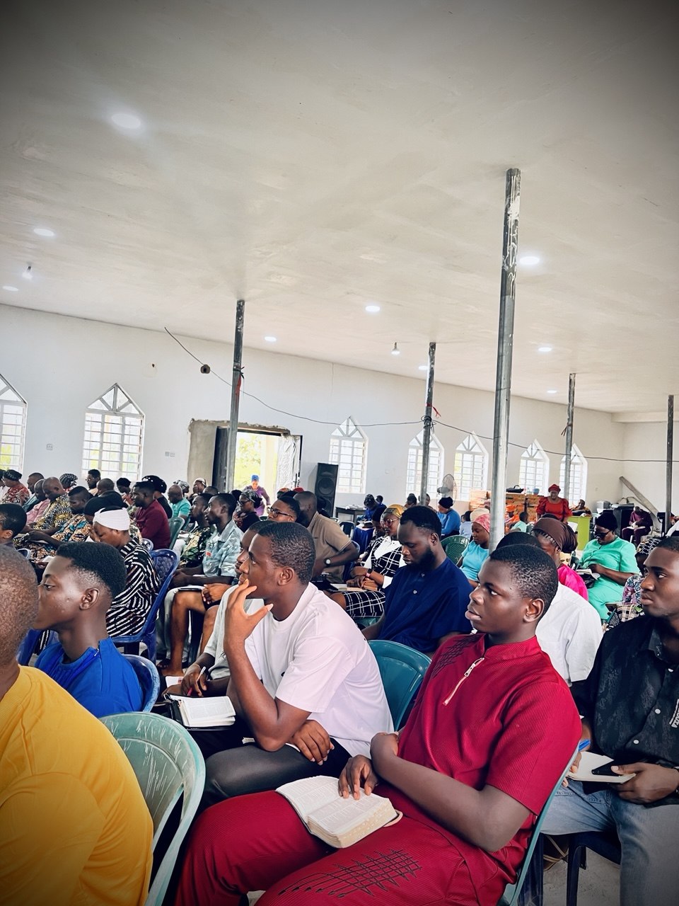 Congregation in Worship